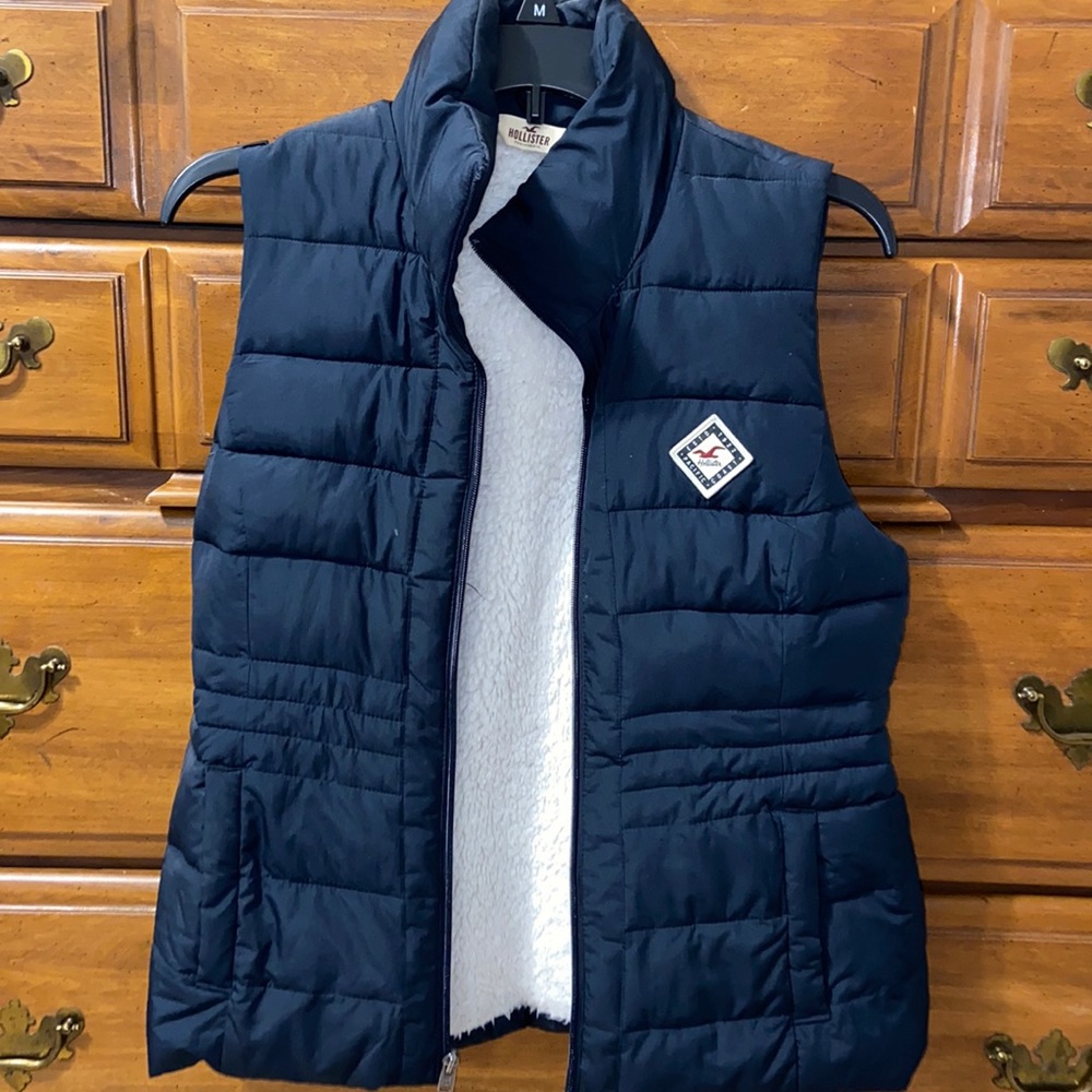 Navy blue Hollister vest